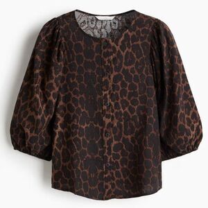 H&M Linen Blend Blouse